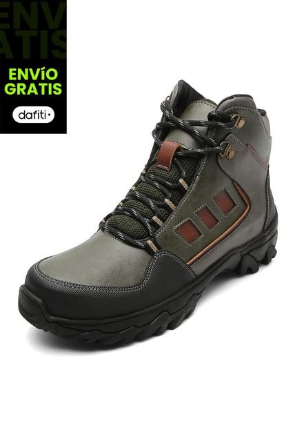 Botas Hombre Outdoor Verde Tellenzi 4601