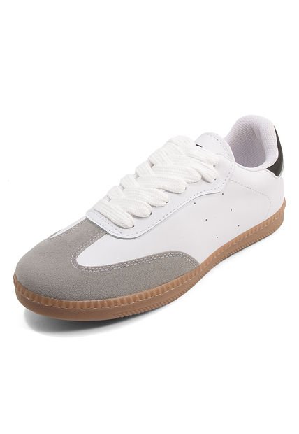 Tenis Hombre Blanco-Gris Tellenzi 3980