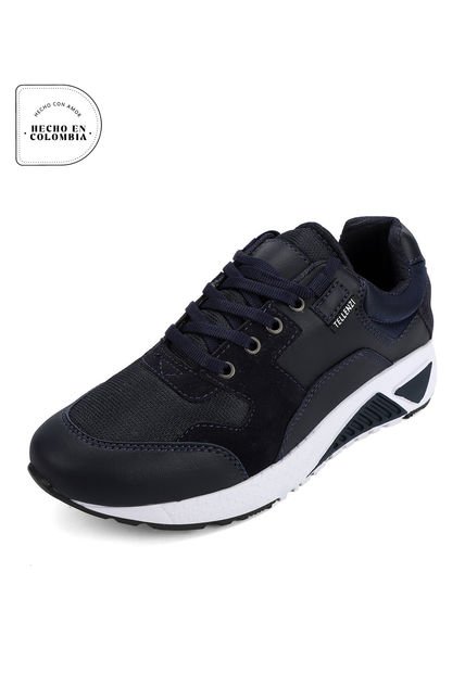 Tenis Hombre Azul Tellenzi 273