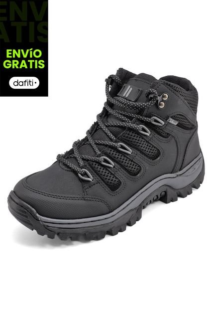 Botas Hombre Outdoor Negro Tellenzi 7-076