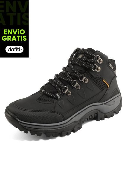 Botas Hombre Outdoor Negro Tellenzi 7-170