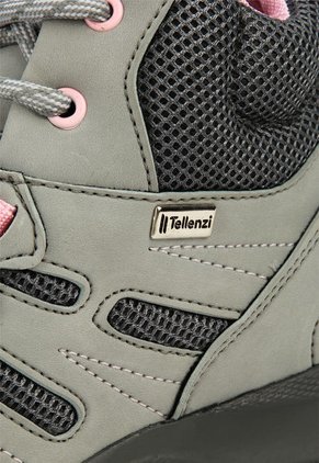 Bota Dama Outdoor Gris*Rosa Tellenzi 1269
