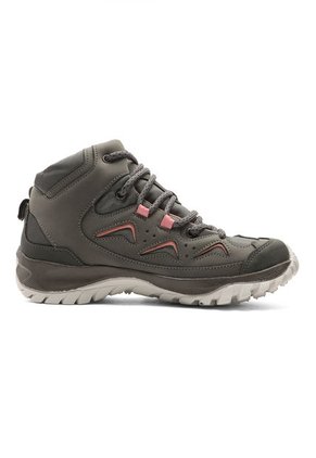 Bota Outdoor Mujer Gris-Rosa Tellenzi 2502