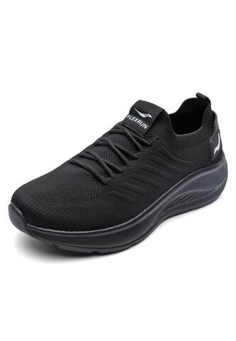 Tenis Running Hombre Negro Tellenzi H-029 Tellenzi