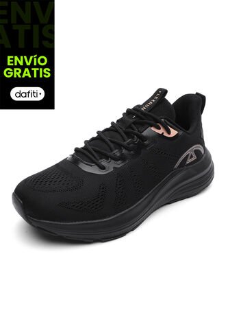 Tenis Running Mujer Negro Tellenzi D-165 Tellenzi