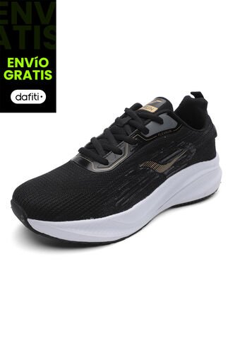 Tenis Running Hombre Negro Tellenzi H-012 Tellenzi