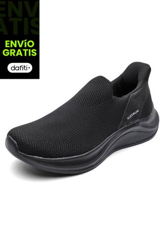 Tenis Running Mujer Negro Tellenzi D-076 Tellenzi