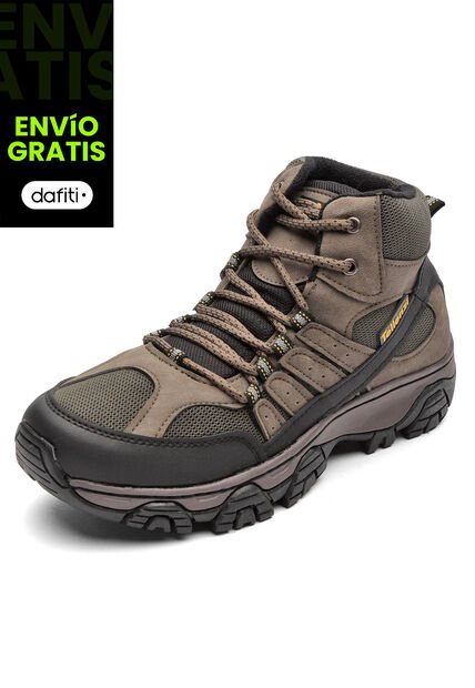Bota Outdoor Hombre Verde Tellenzi 7-236