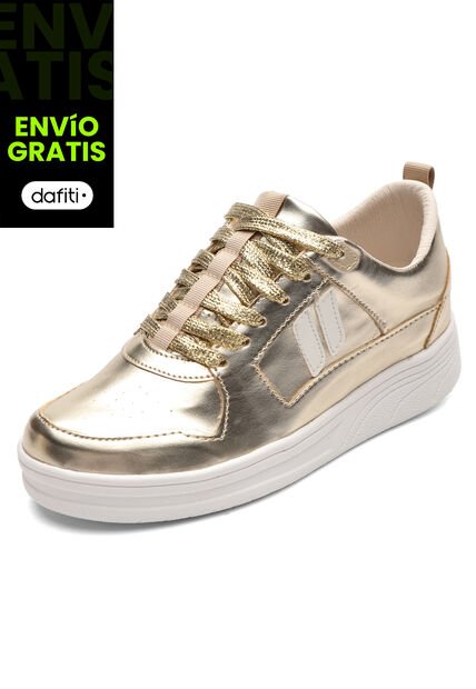 Tenis Mujer Champaña Tellenzi Nova