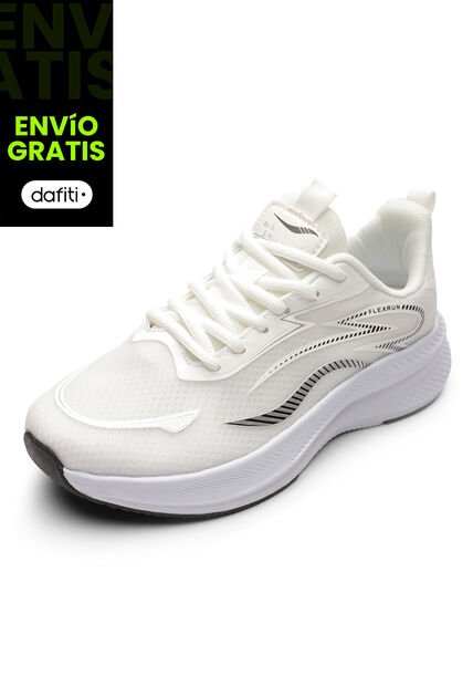 Tenis Running Hombre Blanco Tellenzi H-195