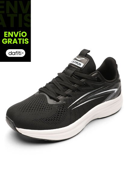 Tenis Running Hombre Negro Tellenzi H-032