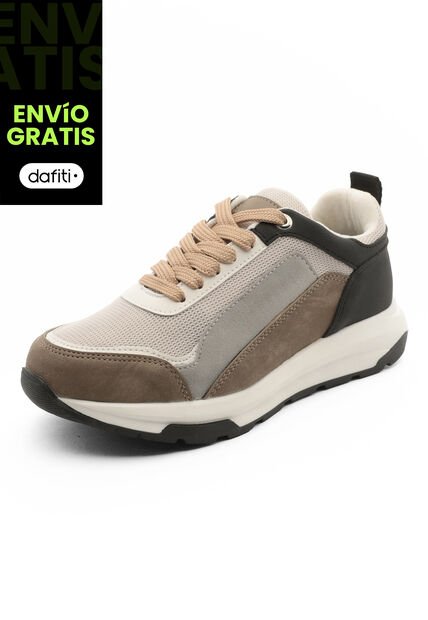 Tenis Hombre Beige Tellenzi 502