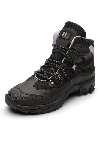Bota Outdoor Mujer Negro-Lila Tellenzi 9-1547 Tellenzi