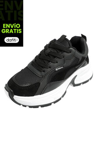 Tenis Dama Negro Tellenzi 632 Tellenzi