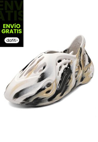 Sandalia Unisex Tellenzi Beige-Negro 8410 Tellenzi