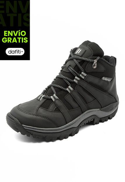Bota Outdoor Hombre Negro Tellenzi 9-102