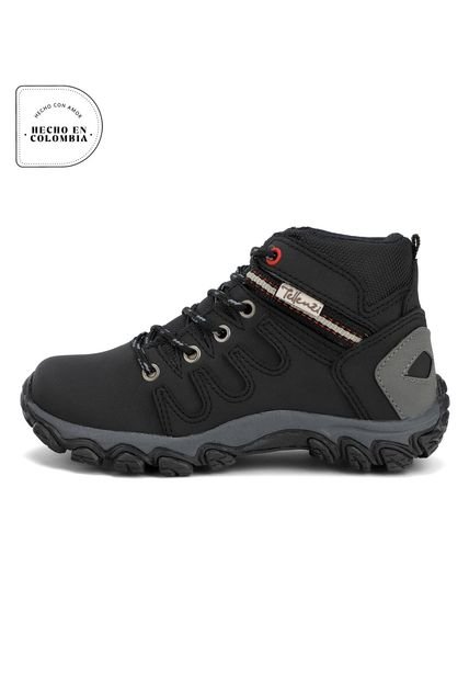 Botas Outdoor Infantil Negro Tellenzi 712J