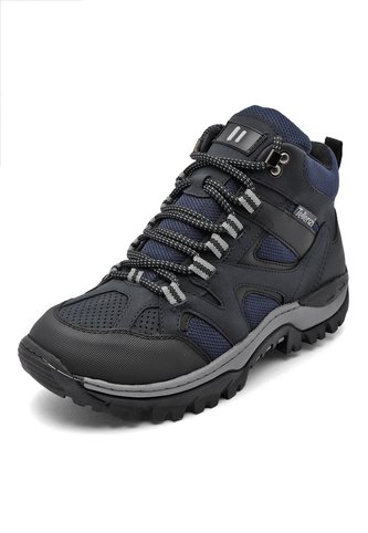 Bota Outdoor Hombre Negro-Azul Tellenzi 9-101 Tellenzi