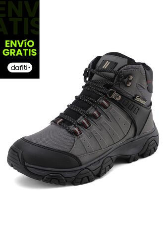 Bota Hombre Outdoor Gris-Negro Tellenzi 7-212 Tellenzi