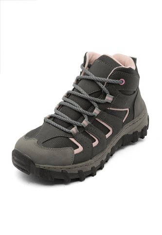 Bota Outdoor Mujer Gris-Rosa Tellenzi 8-1068 Tellenzi