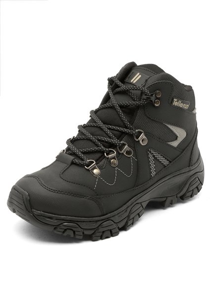 Bota Outdoor Hombre Negro Tellenzi 7-228