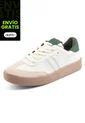 Tenis Dama Marfil-Verde Tellenzi Brazil de Tellenzi