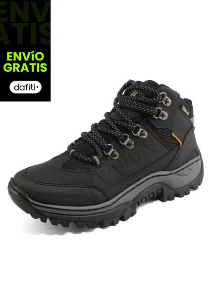 Botas Hombre Outdoor Negro Tellenzi 7-170