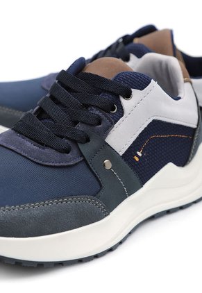 Tenis Hombre Azul-Blanco Tellenzi 1810