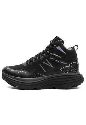 Bota Outdoor Mujer Negro-Lila Tellenzi 2677