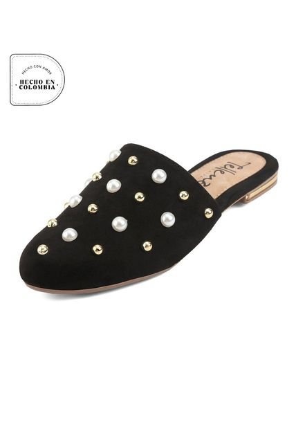 Zuecos Dama Negro Tellenzi 703