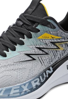 Tenis Running Hombre Gris-Amarillo Tellenzi H-032