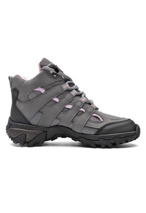 Bota Outdoor Mujer Gris-Rosa Tellenzi 9-2501