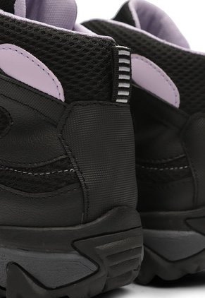 Bota Outdoor Mujer Negro-Lila Tellenzi 9-1547