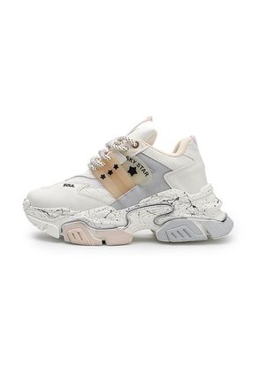 Tenis Sneakers Dama Crema Tellenzi D612