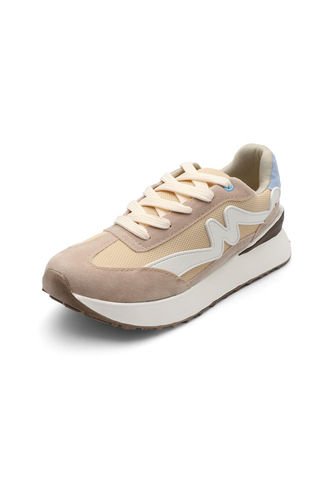 Tenis Dama Beige-Azul Tellenzi 2023 Tellenzi