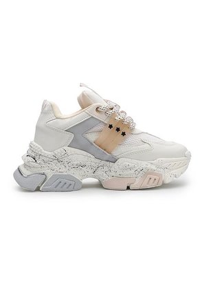 Tenis Sneakers Dama Crema Tellenzi D612