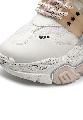 Tenis Sneakers Dama Crema Tellenzi D612