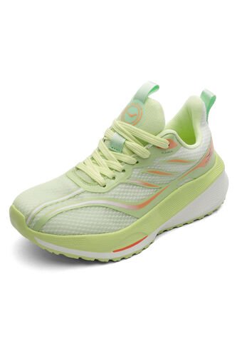 Tenis Running Mujer Verde Tellenzi D-031 Tellenzi