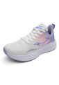 Tenis Running Mujer Blanco-Lila Tellenzi D-053 de Tellenzi