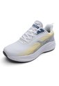Tenis Running Hombre Blanco-Amarillo Tellenzi H-012 de Tellenzi