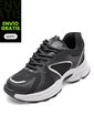 Tenis Dama Negro-Plata Tellenzi 2090 de Tellenzi