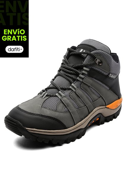 Bota Outdoor Hombre Gris Tellenzi 9-102