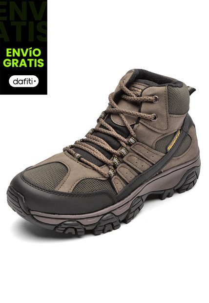 Bota Outdoor Hombre Verde Tellenzi 7-236