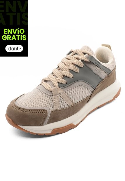 Tenis Hombre Beige Tellenzi 517