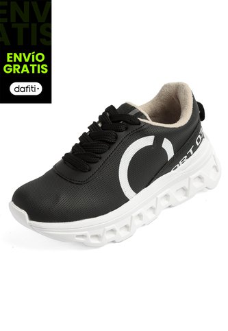 Tenis Dama Negro Tellenzi 2085 Tellenzi