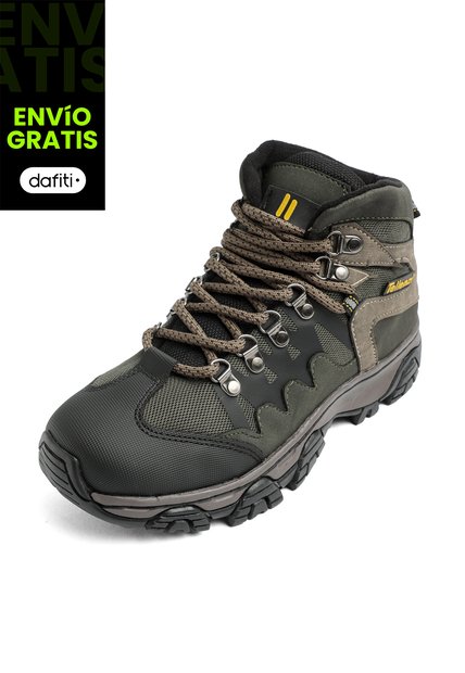 Bota Outdoor Hombre Verde Tellenzi 7-224