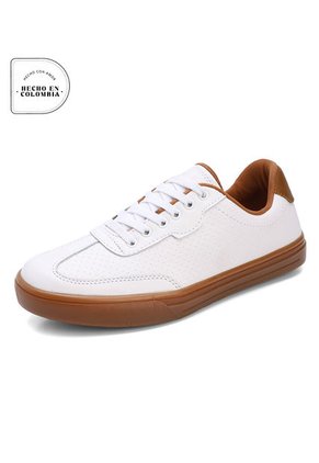 Tenis Hombre Blanco Tellenzi 4019