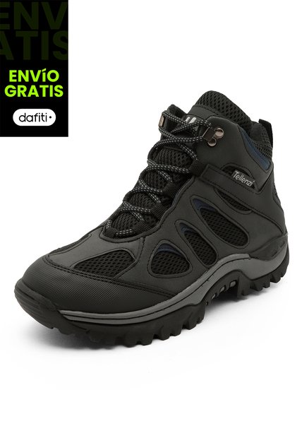 Bota Outdoor Hombre Negro Tellenzi 9-100