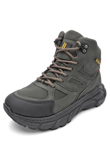 Bota Outdoor Hombre Verde Tellenzi 7-276
