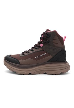 Botas Senderismo Impermeables Mujer Lifestyle Mopux - Café